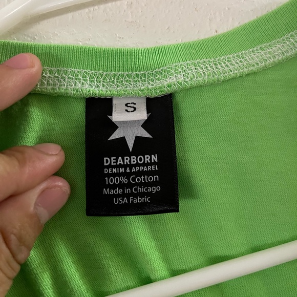 Dearborn Denim women’s green t-shirt size Small - Picture 3 of 4